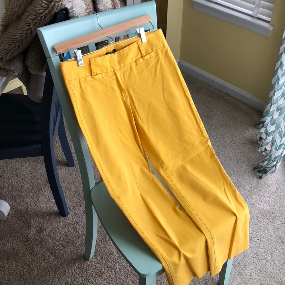 Bright Yellow JCREW ‘City Fit’